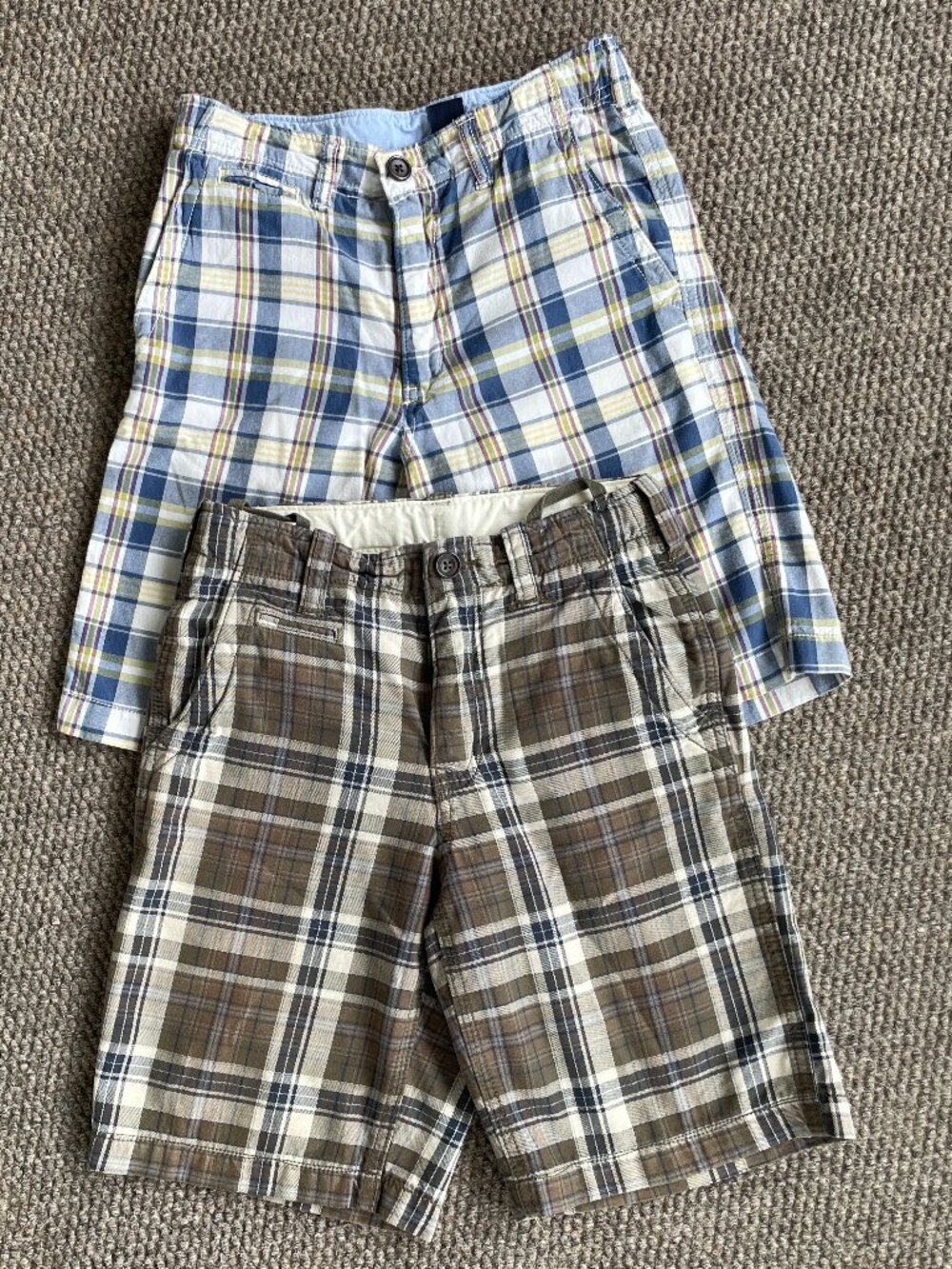 Boy's GAP Plaid Shorts Size 8 Regular